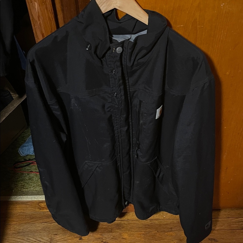 Carhartt Men's Black Waterproof Coat
